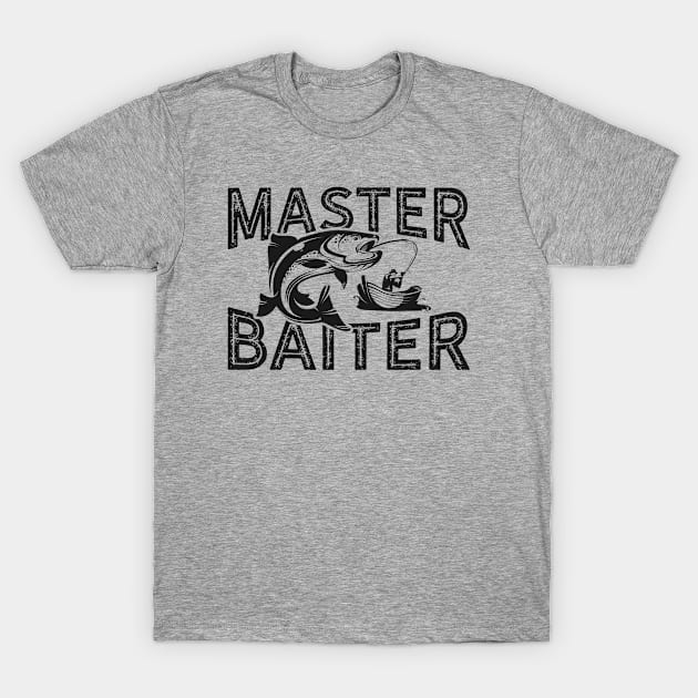 Master Baiter Funny Fishing T-Shirt by teevisionshop